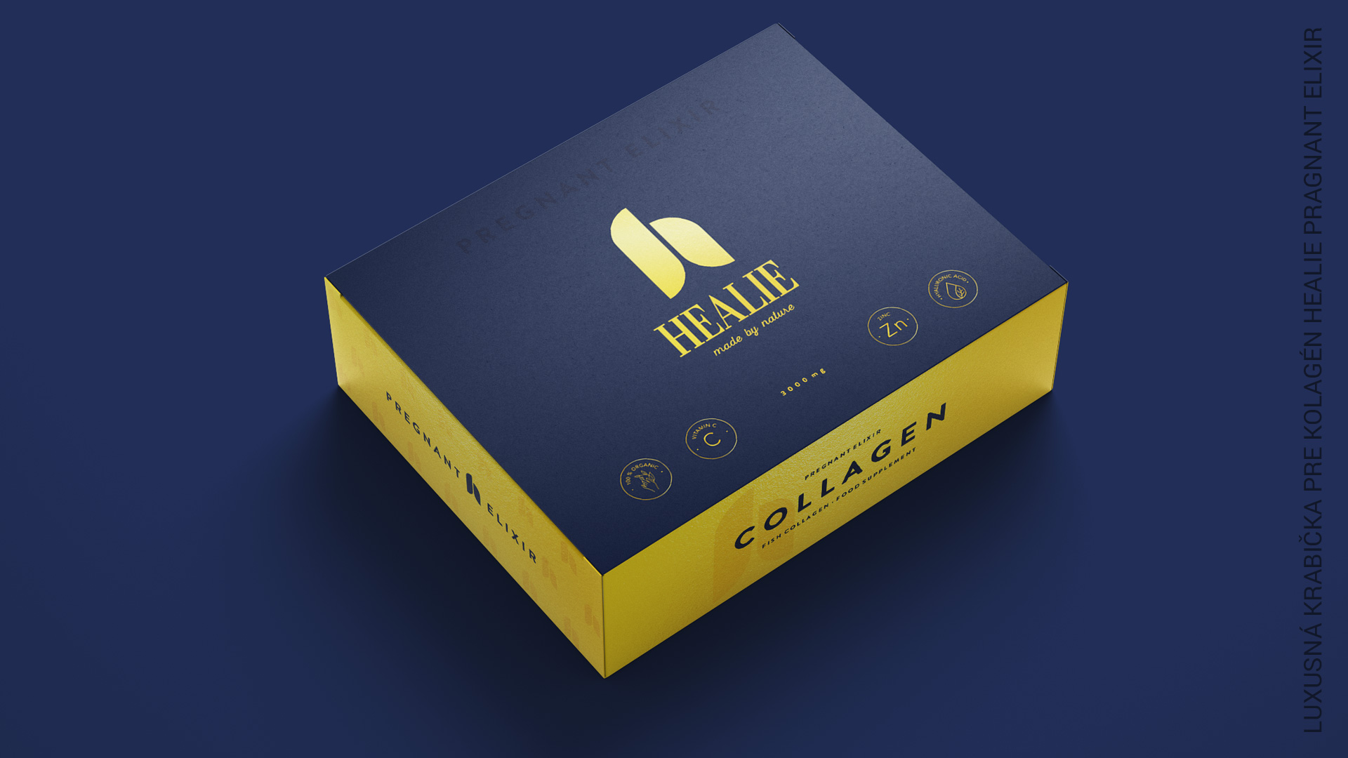 Luxusná krabička pre kolagén Healie - Pragnant Elixir