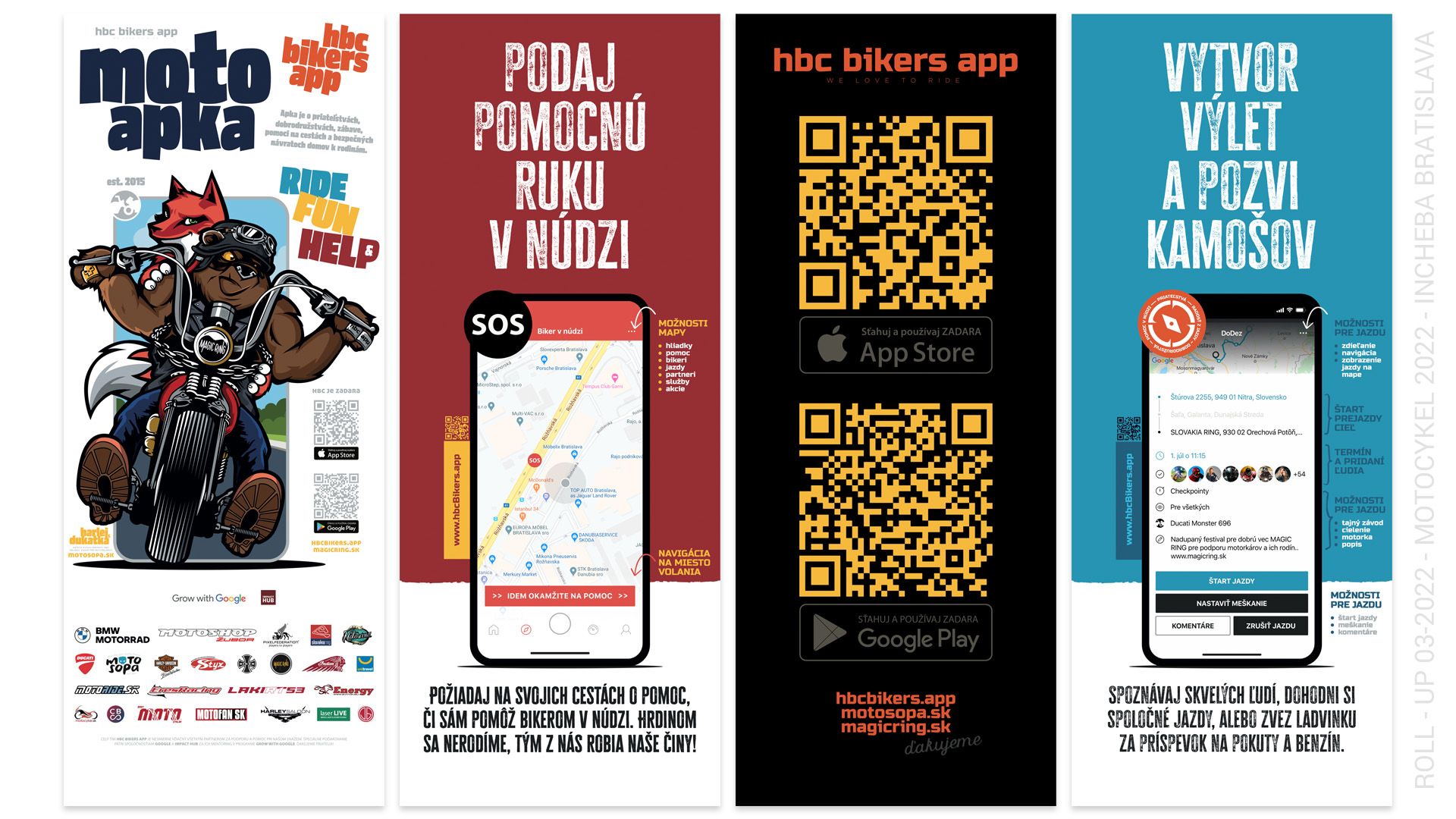 Samolepka Pozri 2x od HBC Bikers App