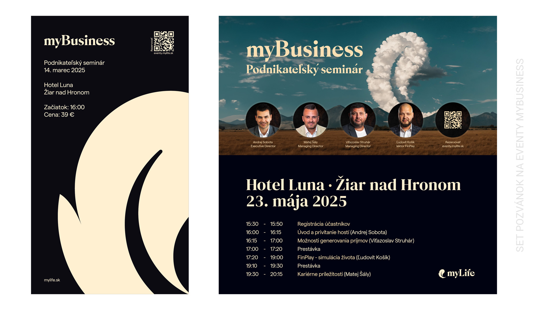 Set pozvánok pre myBusiness